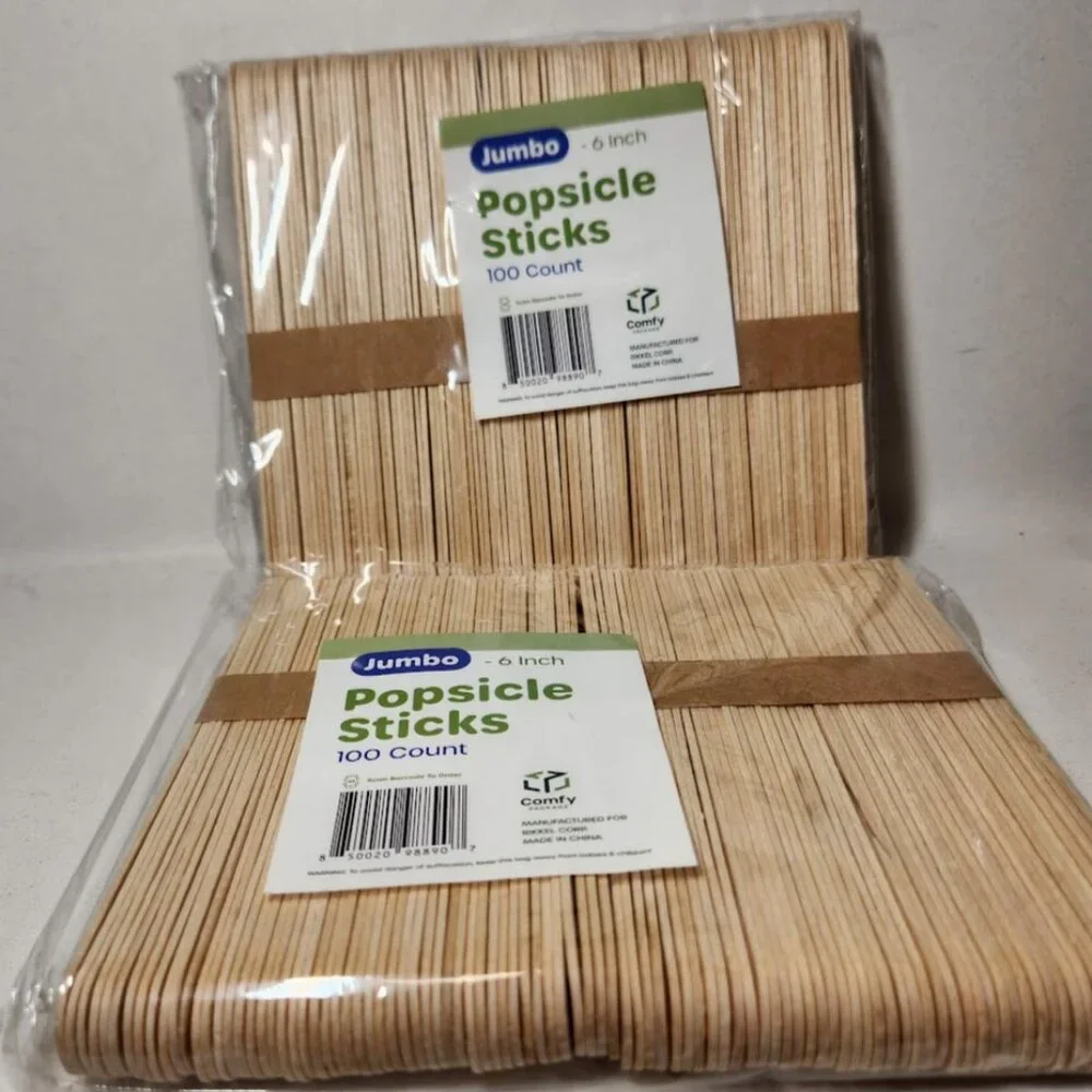200 Count Jumbo Popsicle Sticks 6